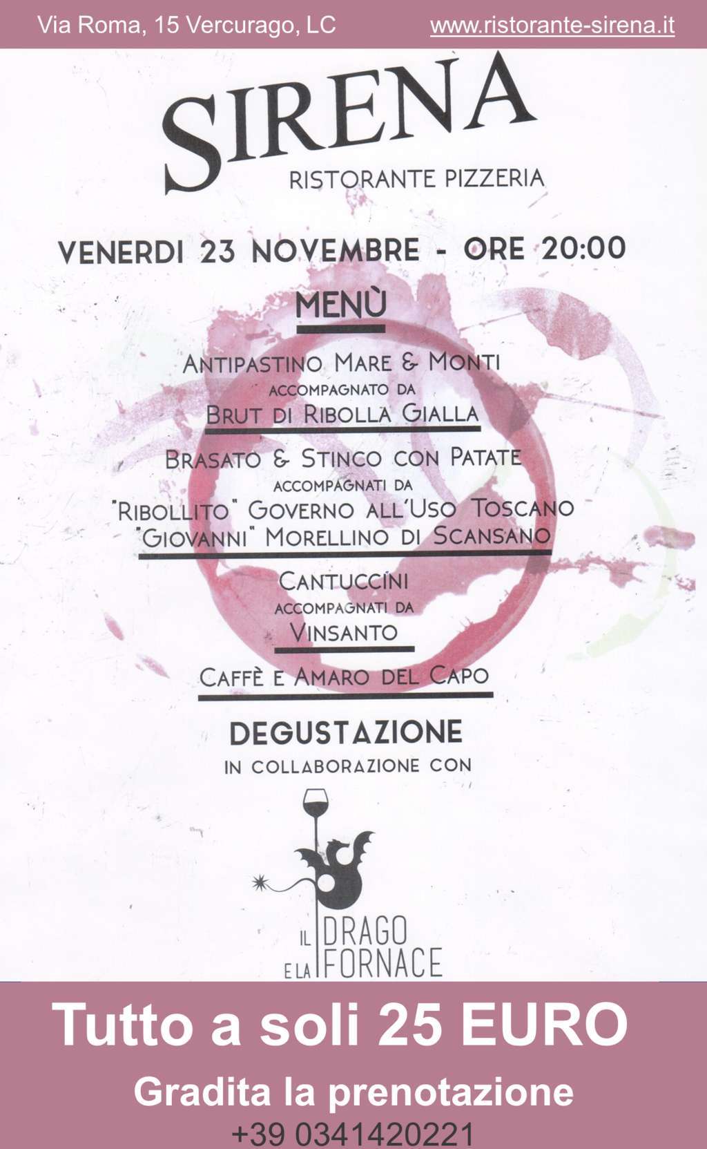 Serata a tema - Ristorante Sirena Serata a tema - Ristorante Sirena